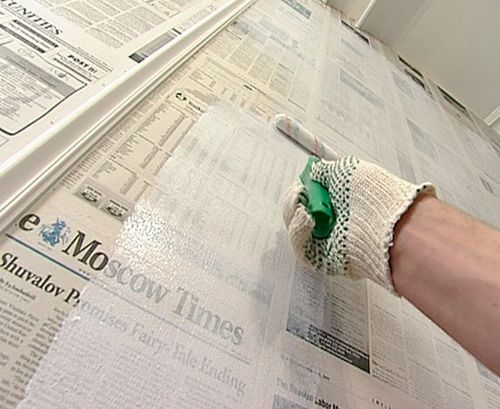 Обои-газета: газетные покрытия вместо отделки и наклеивание под покрытия, инструкция, видео и фото