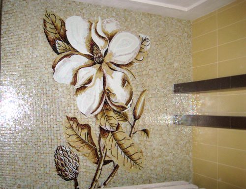 Разнообразие плитки мозаики для отделки в ванной комнате для создания дизайна