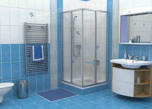 Дизайн душевых уголков для компактной ванны