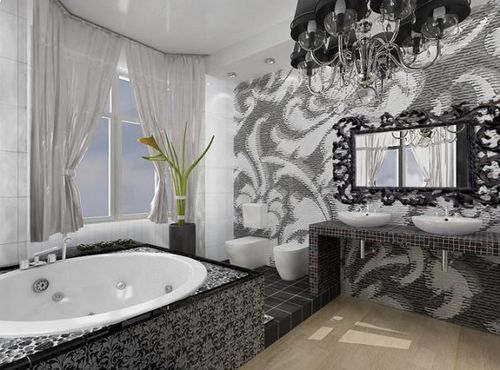 Интерьер ванной комнаты и туалета: классика и красивый дизайн потолка 3 3 кв м в брежневке