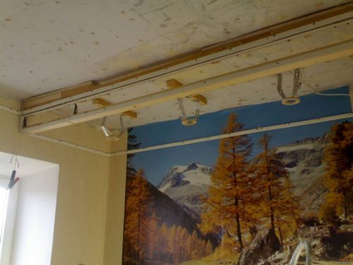 Многоуровневые натяжные потолки: монтаж своими руками с фото и видео пояснениями