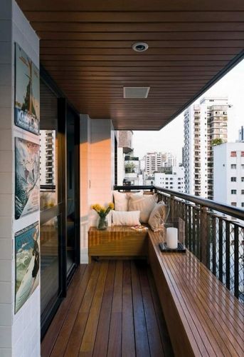 Балконы: отделка, интересные идеи + фото