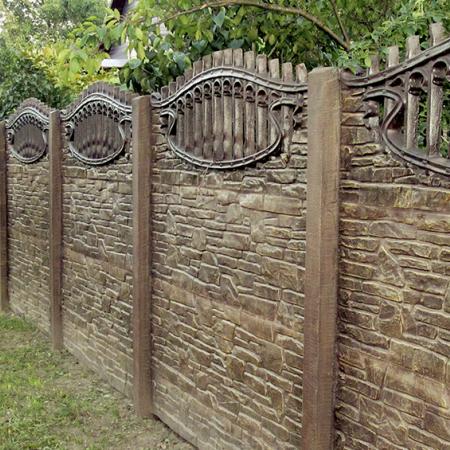 Бетонный забор (61 фото): железобетонное ограждение и изделие из бетона, универсальная конструкция из плиты и панелей, краска для ворот