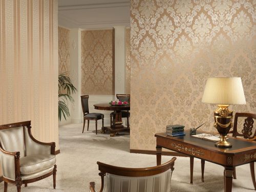 Бежевые обои (60 фото): какие подойдут для стен гостиной, какие цвета мебели сочетаются, полотна с коричневым рисунком в интерьере
