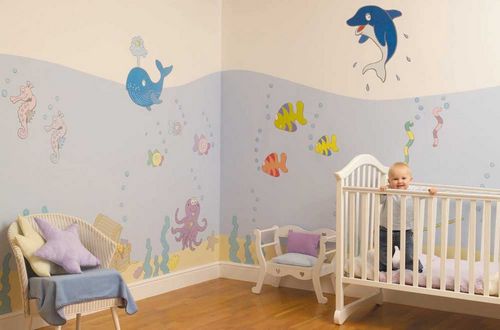 Детские спальни (86 фото): дизайн интерьера для детей, рисунок на стену, ремонт в маленькой комнате, проект оформления в классике и в провансе