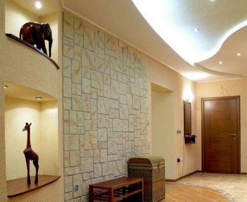 Дизайн потолка коридора в квартирах - различные варианты решения, фото