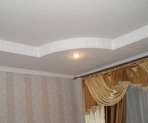 двухуровневые потолки из гипсокартона фото образцы