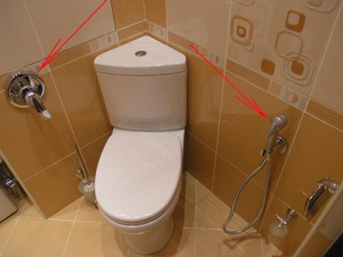 Гигиенический душ в туалете: фото, установка и подключение