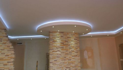 Как сделать светодиодную подсветку потолка