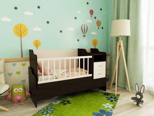 Кровать-трансформер для новорожденных (77 фото): детские кроватки-трансформеры с пеленальным столиком
