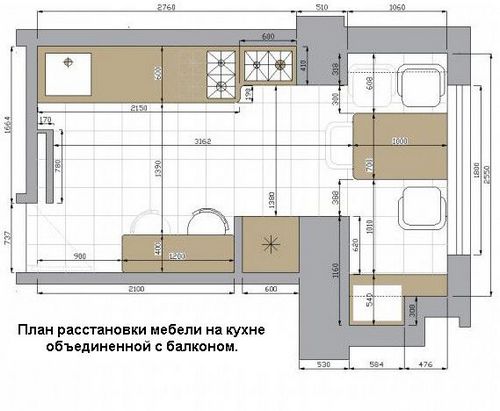 Кухня 9 кв м дизайн с балконом: варианты интерьера, расстановка мебели