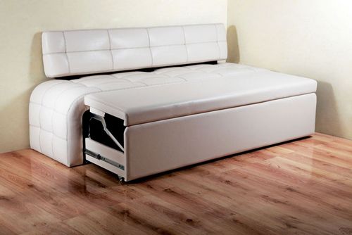 Кушетка со спальным местом (37 фото): двуспальная и односпальная раскладная кушетка, диван