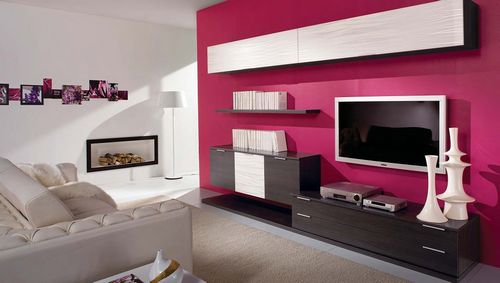 Модульные стенки для гостиной (49 фото): белая горка в зал, угловые шкафы и другие примеры модульной мебели, красивые варианты оформления гостиной