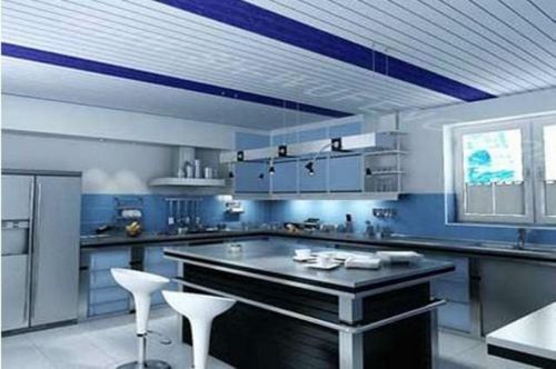 Отделка потолка ПВХ панелями в ванной и на кухне
