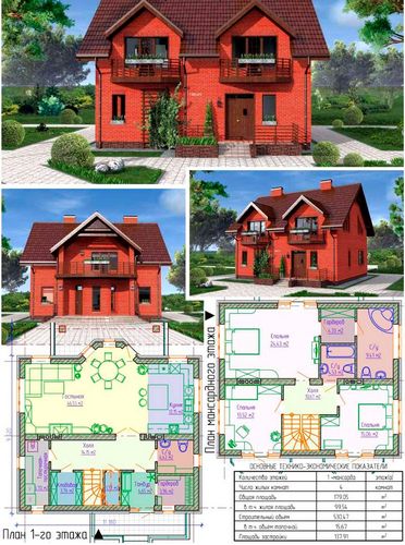 План одноэтажного дома: проекты с цоколем, гаражом, мансардой