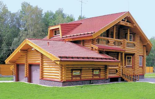 Проекты деревянных домов с гаражом и мансардой