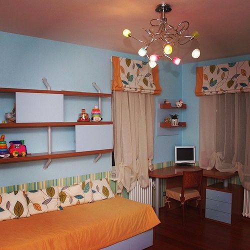Ремонт детской комнаты для мальчика: 10 фото