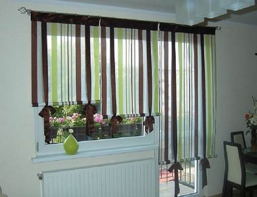 Шторы на кухню с балконной дверью: занавески для кухни