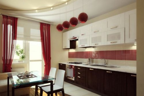 Шторы на кухню с низкими потолками - особенности выбора и детали
