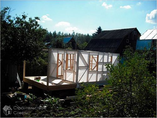 Строительство бани с мансардой и террасой - как построить двухэтажную баню + фото