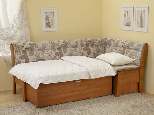 Угловой диван на кухню со спальным местом (77 фото): кухонный уголок-диванчик