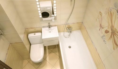 Ванная комната в хрущевке: дизайн и фото ремонта санузла, совмещенный с раковиной и душевой кабиной