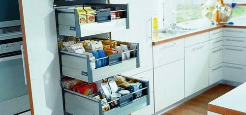 Выдвижные ящики для кухни: обеденный стол с ящиком, тумбы, размеры, ящики своими руками, система выдвижных ящиков, фото, видео