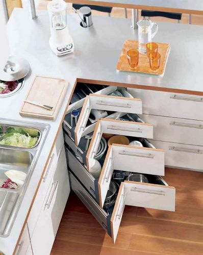 Выдвижные ящики для кухни: обеденный стол с ящиком, тумбы, размеры, ящики своими руками, система выдвижных ящиков, фото, видео