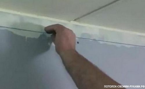 Выравнивание потолка своими руками